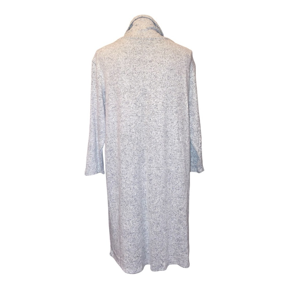 MARY SQUARE Soft Knit Sweater Shift Dress in Light Heather Gray Size Medium - Picture 4 of 7